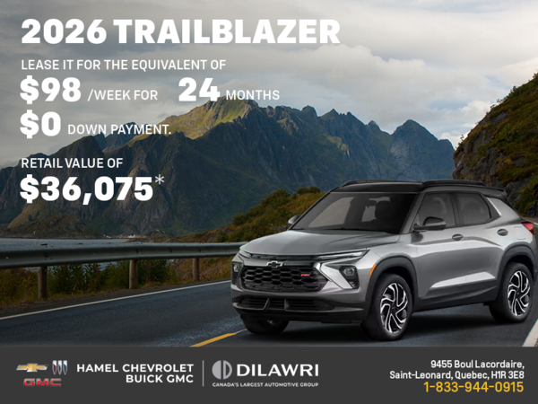 2026 Chevrolet Trailblazer