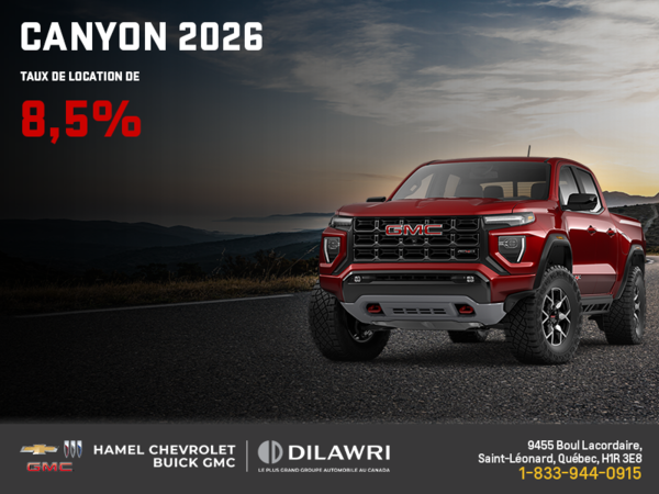 Le GMC Canyon 2026