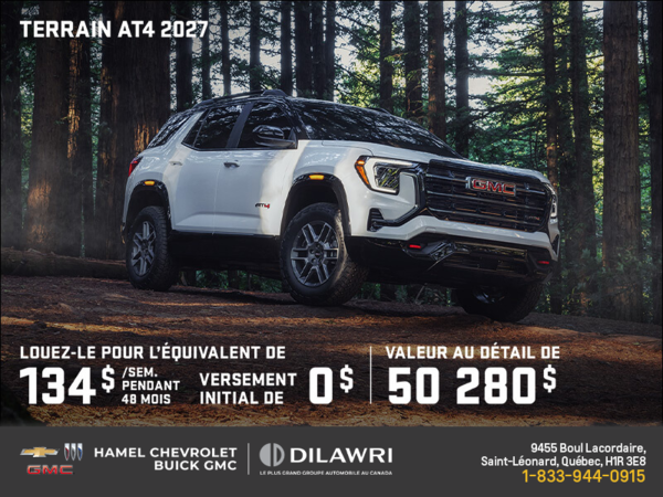 Le GMC Terrain AT4 2027