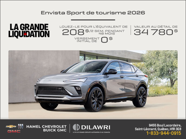 Procurez-vous la Buick Envista 2026