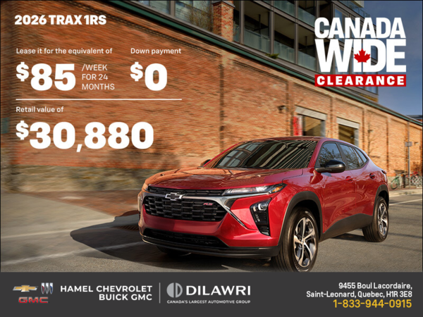 The 2026 Chevrolet Trax 1RS