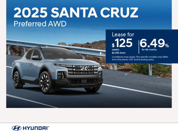 Get the 2025 Hyundai Santa Cruz