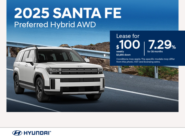 Get the 2025 Hyundai Santa Fe