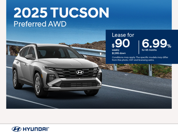 Get the 2025 Hyundai Tucson