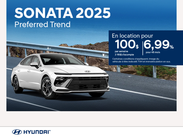 Procurez-vous le Hyundai Sonata 2025