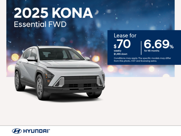 Get the 2025 Hyundai Kona