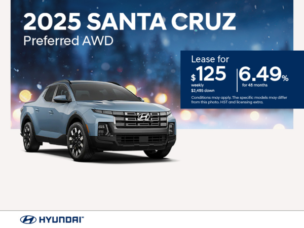 Get the 2025 Hyundai Santa Cruz