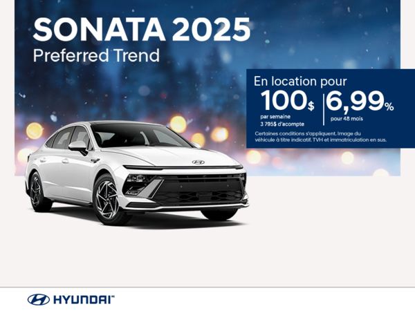 Procurez-vous le Hyundai Sonata 2025