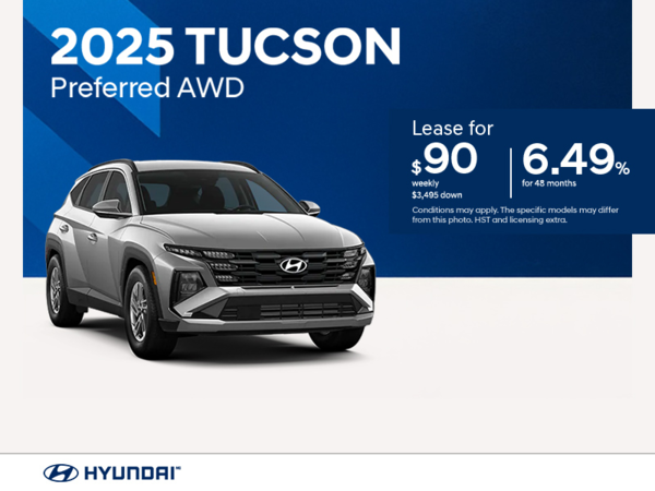 Get the 2025 Hyundai Tucson