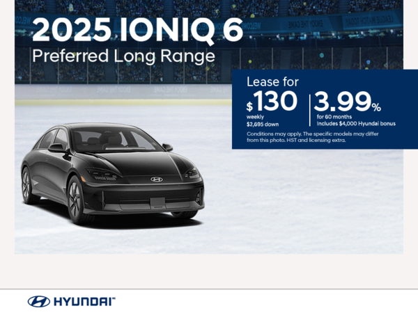 Get the 2025 Hyundai IONIQ 6