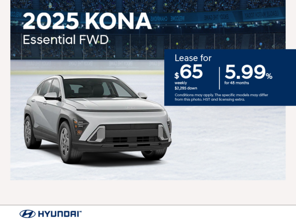 Get the 2025 Hyundai Kona