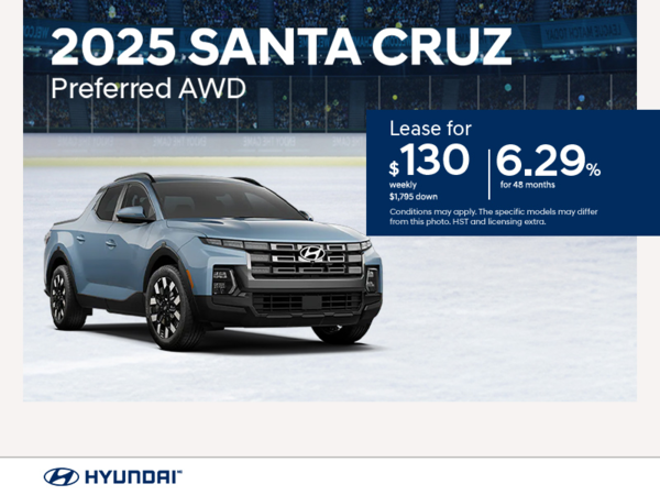 Get the 2025 Hyundai Santa Cruz
