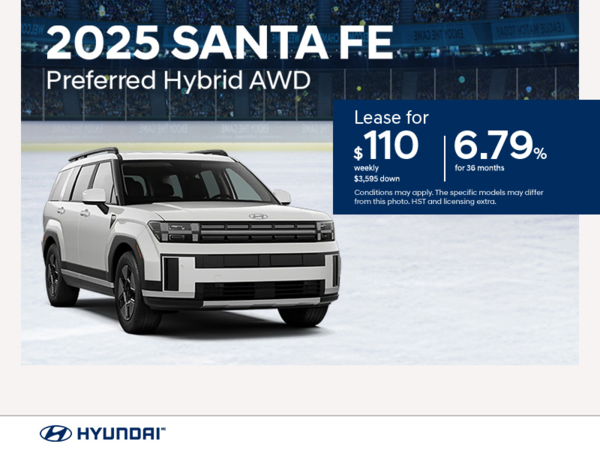 Get the 2025 Hyundai Santa Fe