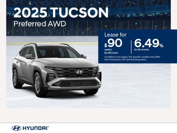 Get the 2025 Hyundai Tucson