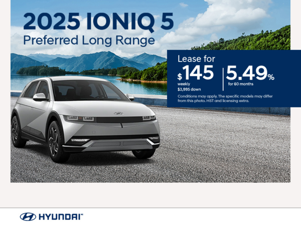 Get the 2025 Hyundai IONIQ 5
