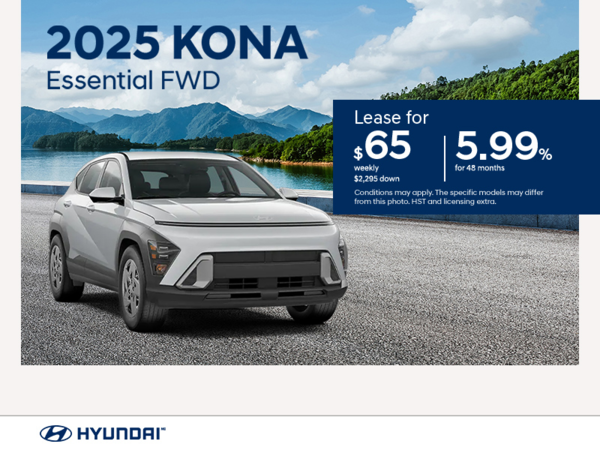 Get the 2025 Hyundai Kona