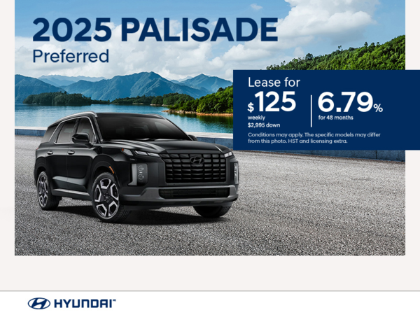 Get the 2025 Hyundai Palisade