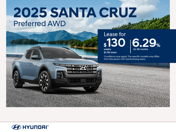 Get the 2025 Hyundai Santa Cruz