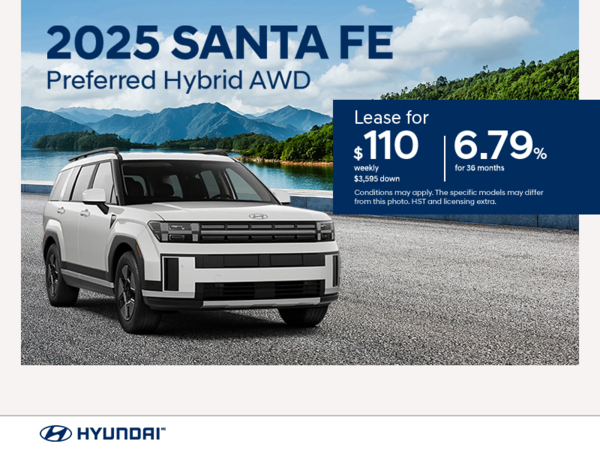 Get the 2025 Hyundai Santa Fe