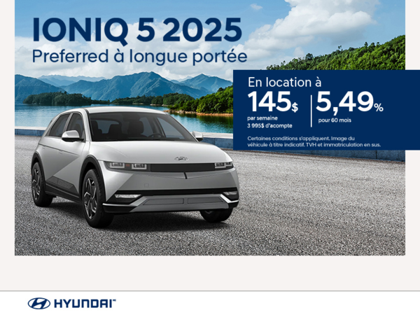 Procurez-vous le Hyundai Ioniq 5 2025