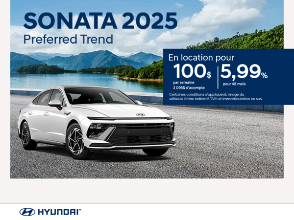 Procurez-vous le Hyundai Sonata 2025