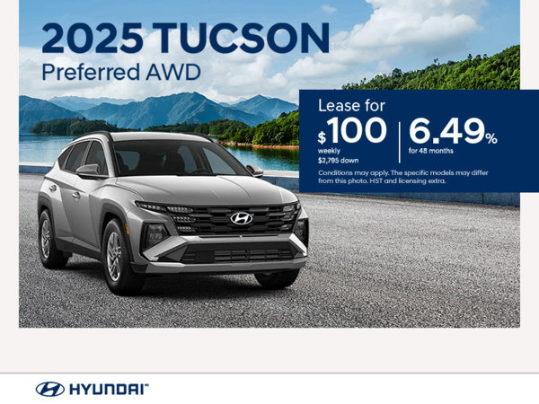 Get the 2025 Hyundai Tucson