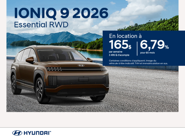 Procurez-vous le Hyundai Ioniq 9 2026