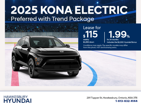 Get the 2025 Hyundai KONA Electric