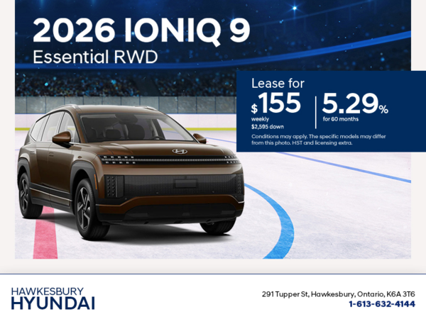 Get the 2026 Hyundai IONIQ 9