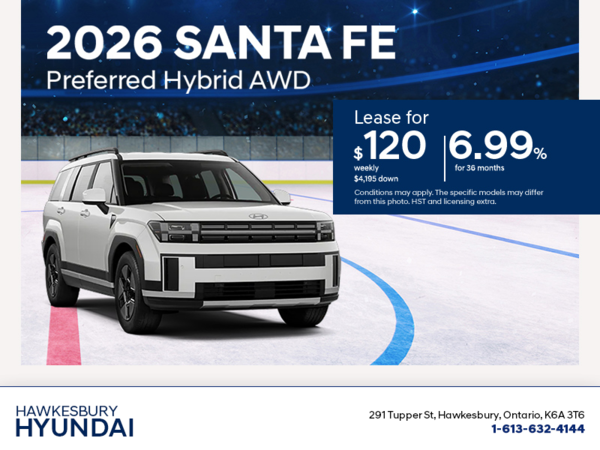 Get the 2026 Hyundai Santa Fe Hybrid