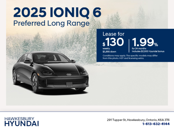 Get the 2025 Hyundai IONIQ 6