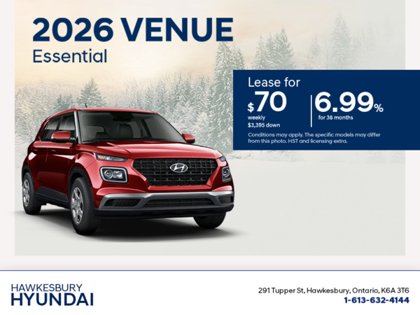 Get the 2026 Hyundai Venue