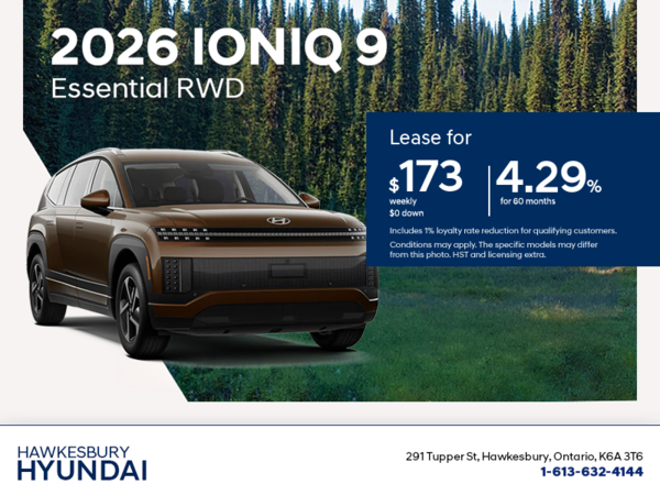 Get the 2026 Hyundai IONIQ 9