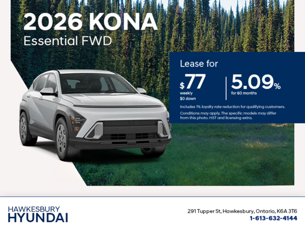 Get the 2026 Hyundai Kona