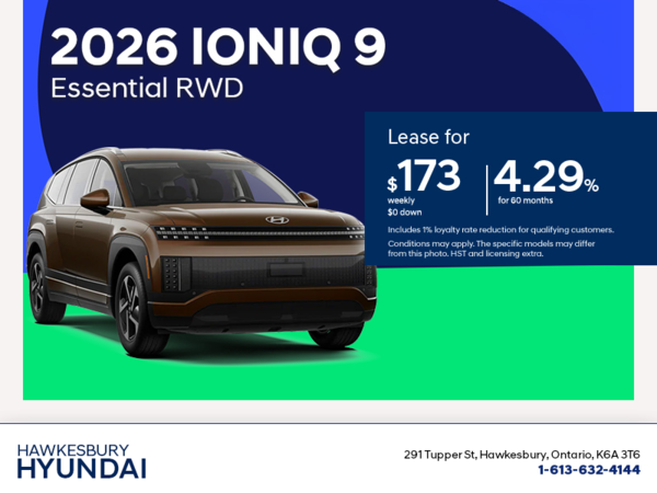 Get the 2026 Hyundai IONIQ 9
