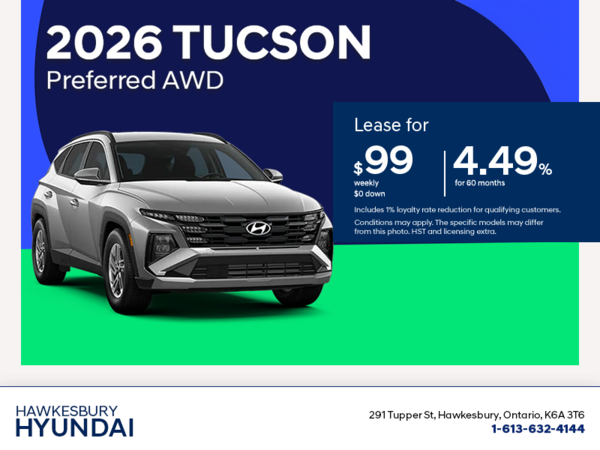 Get the 2026 Hyundai Tucson