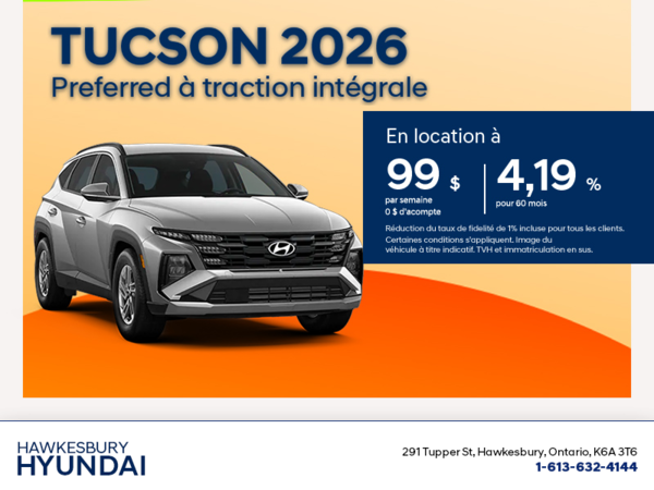 Hyundai Tucson 2026