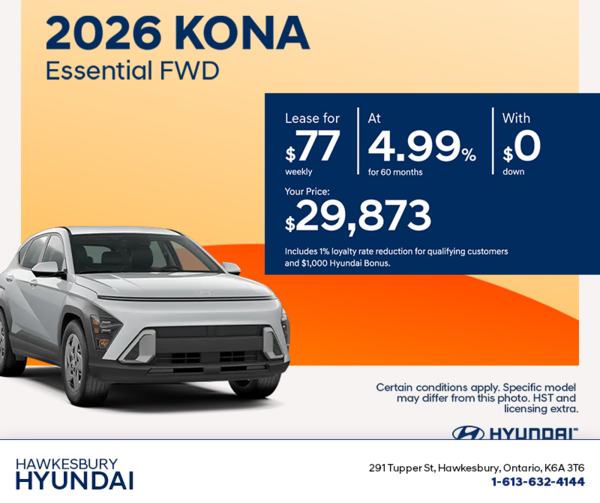 2026 Hyundai Kona