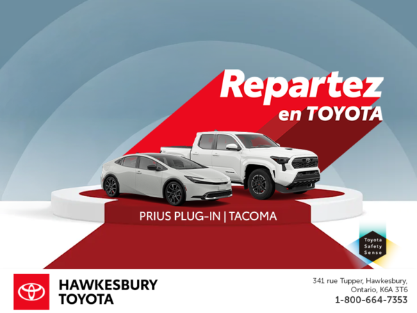 Repartez en Toyota!