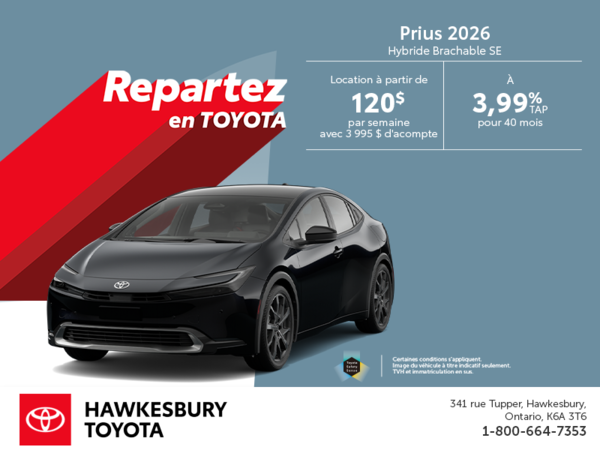 Toyota Prius Plug-In Hybrid 2026