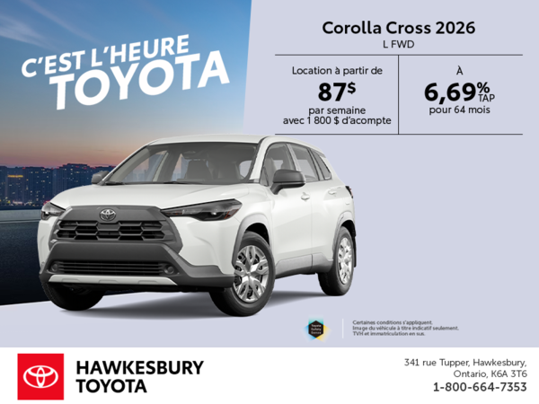 Toyota Corolla Cross 2026