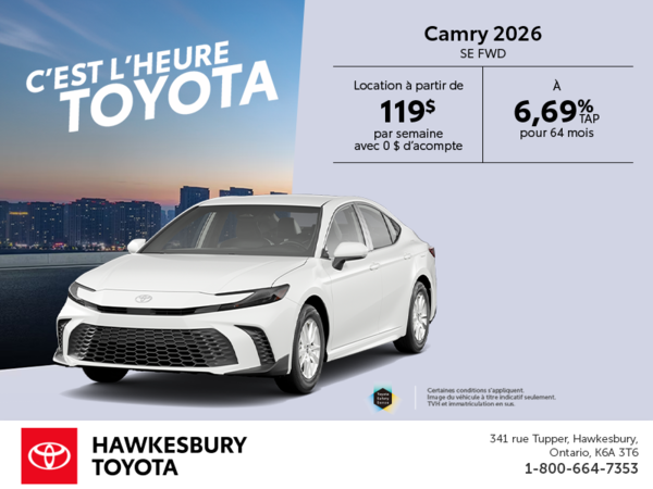 Toyota Camry Hybrid 2026
