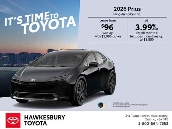 2026 Toyota Prius Plug-In Hybrid