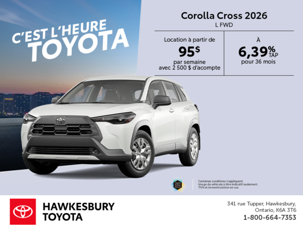 Toyota Corolla Cross 2026