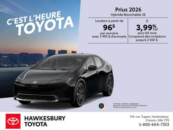 Toyota Prius Plug-In Hybrid 2026