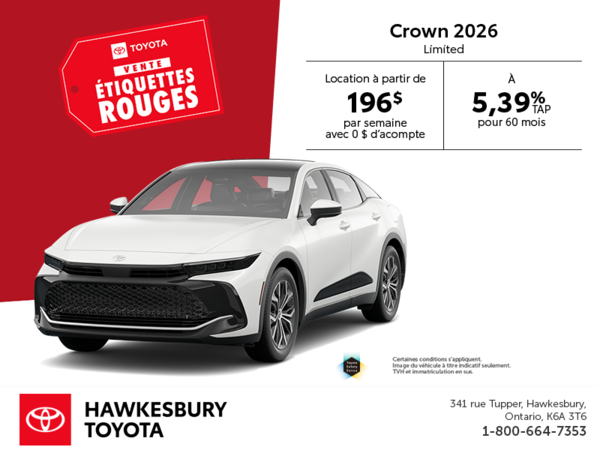 Toyota Crown Limited Hybride 2026