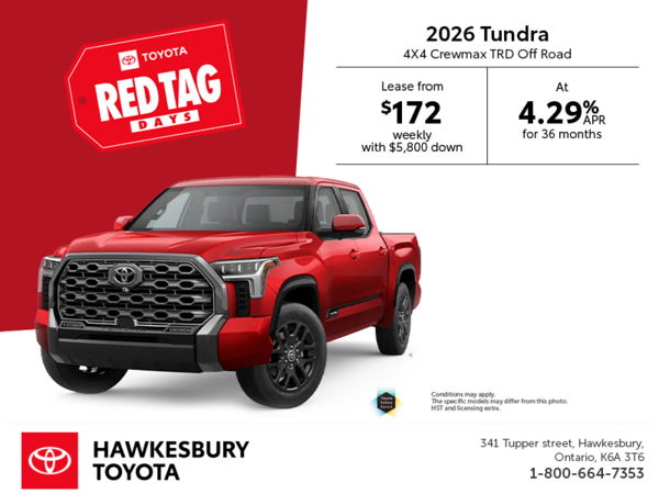 2026 Toyota Tundra 4x4 Crewmax TRD Off Road
