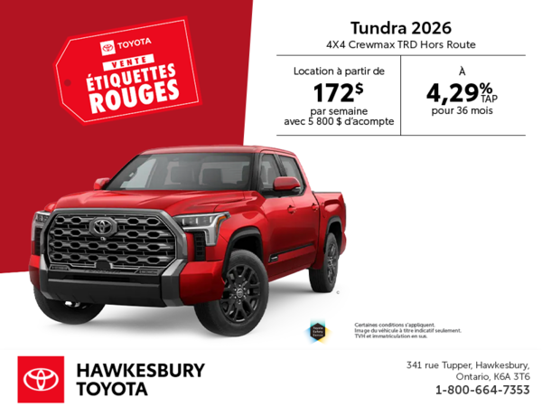Toyota Tundra Crewmax TRD Hors Route