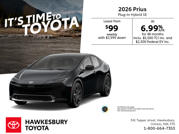 2026 Toyota Prius Plug-In Hybrid
