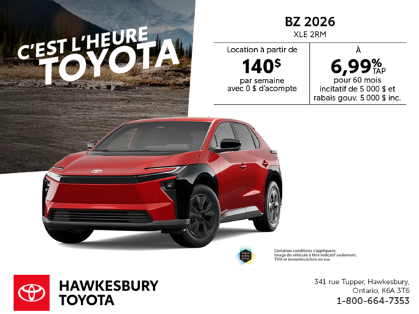 Toyota bZ 2026